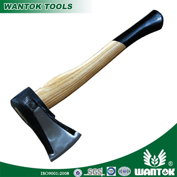 DIY Grade Broad Axe with Wooden Handle Japanese Type Performance