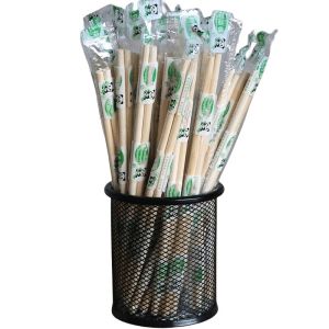 Giveaways Eco-friendly Round Shape Disposable Bamboo Chopsticks with Customizabl
