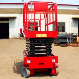 4-16 M Aerial Work Platform Mobile Hydraulic Electric Scissor Lift Electric