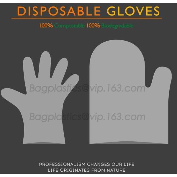 Wholesale disposable gloves, plastic gloves, biodegradable gloves, compostable