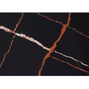 Quality High Gloss Calacatta Quartz Stone Top Scratch Resistance Easy To Clean for sale