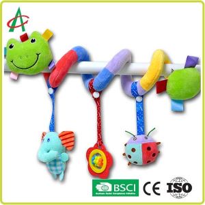35cmx18cm Elephant Spiral Pram Toy Non Toxic For Babies