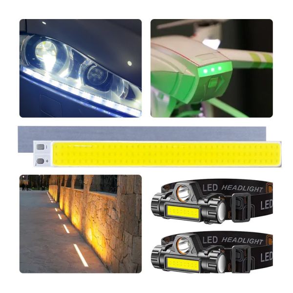 Aluminum PCB COB LED Light Strip - Decorative, Landscape, Park Lighting, Waterproof & Dimmable
