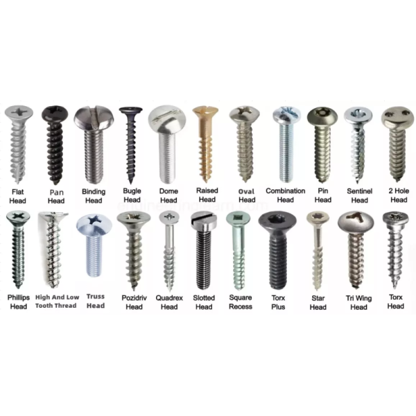 Power Construction Projects Black Oxide Finish Stainless Steel Countersunk Head Screws with ISO Standard and Plain Finish
