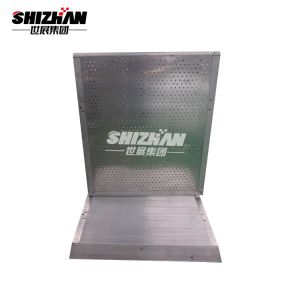 Electric Galvanizing Aluminum Metal Pedestrian Barriers Safety Barricade Fence
