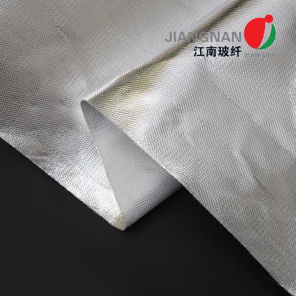 0.4mm Aluminum Foil Laminated Fiberglass Fabric 9 Micron Anti Corrosion