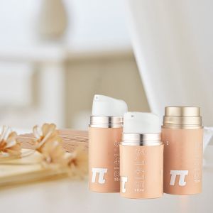Customizable Airless Cosmetic Packaging 50ml 75ml Lotion With Cap