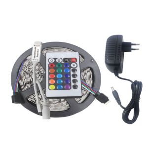 Flex RGB 5m Led Strip Light With 24 Keys Led Control And Driver