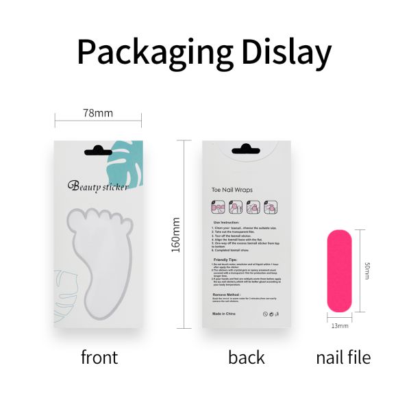 OEM ODM Nail Paint Solid Color Strips with Designs Custom Semi Cured Gel Polish Wraps