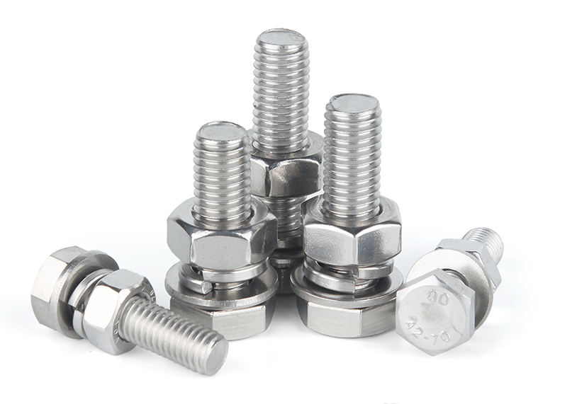 Building Grade SUS304 Stainless Steel Hex Head Bolt and Nut Din933 for Construction