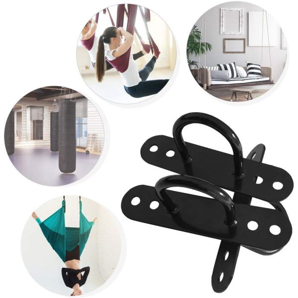 300 kg Load Capacity Carbon Steel Bicycle Wall Anchor for Battle Rope/Resistance Bands