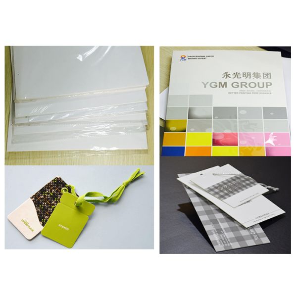 White Coated Glossy Printing Paper Sheets For Gift Box 250gsm - 400gsm