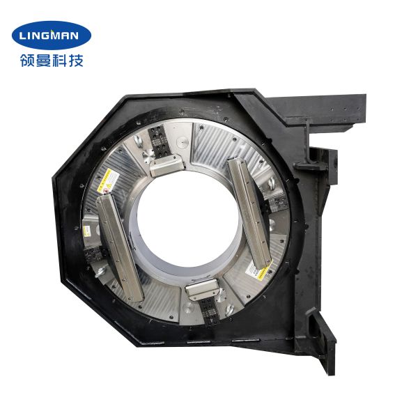 Full Stroke Hollow F520B Front Chuck 4 Jaws Pneumatic Chuck For Fiber Laser