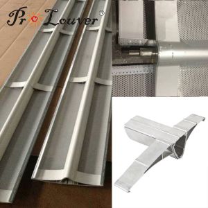 HOT SALE ! Aerowing Louver Blades, Aluminum Perforated Louver Facade