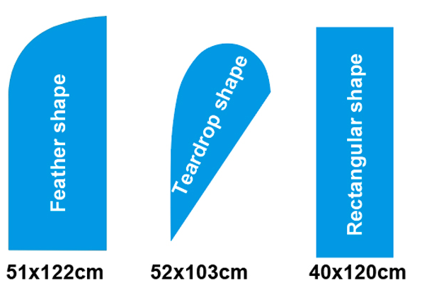 Rectangle Shape Aluminum Backpack Flags , Human Street Walking Personalized Feather Flags