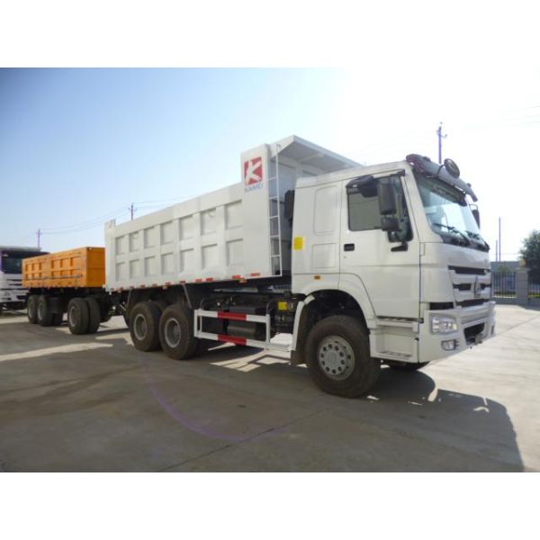 3 Axle Dump Truck Heavy Duty Dump Truck Front Lifting With Diesel Engine