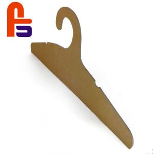 Brown Custom Cardboard Hangers Hot Stamping Surface