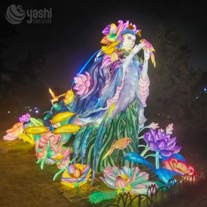 LED Outdoor Fairy Traditional Chinese Festival Lantern Waterproof 300CM