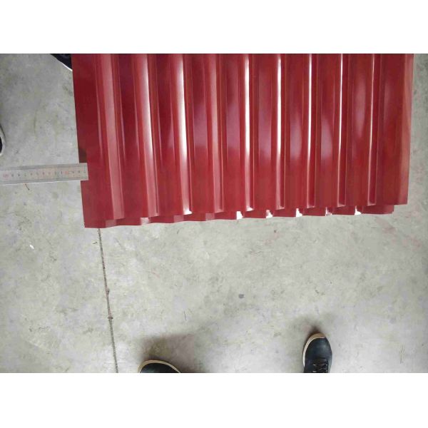 Buy Zinc Coating Building Material 50-180g/M2 Corrugated Steel Roof Sheets at wholesale prices