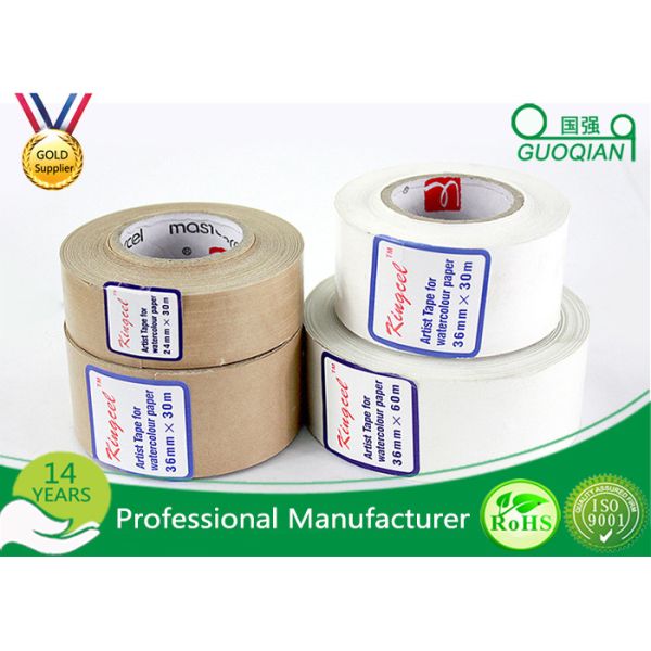 Buy Self Adhesive Custom Printed Kraft Tape Environment Protection at wholesale prices