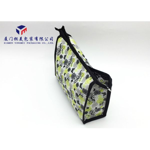 Buy Fashionable Ladies Hand Canvas Cosmetic Bag 19cm Height Rectangle Shape at wholesale prices