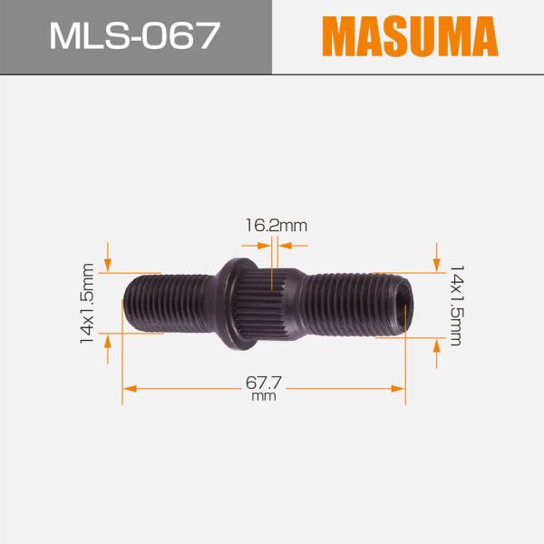 JIS Standard MASUMA Universal Bolt and Nut 90942-02041 for TOYOTA DYNA Fast Shipping