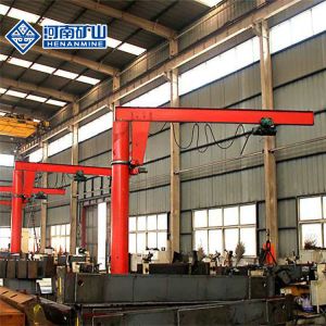 3T Column cantilever crane with Effective cantilever 5m usd indoor or outdoor