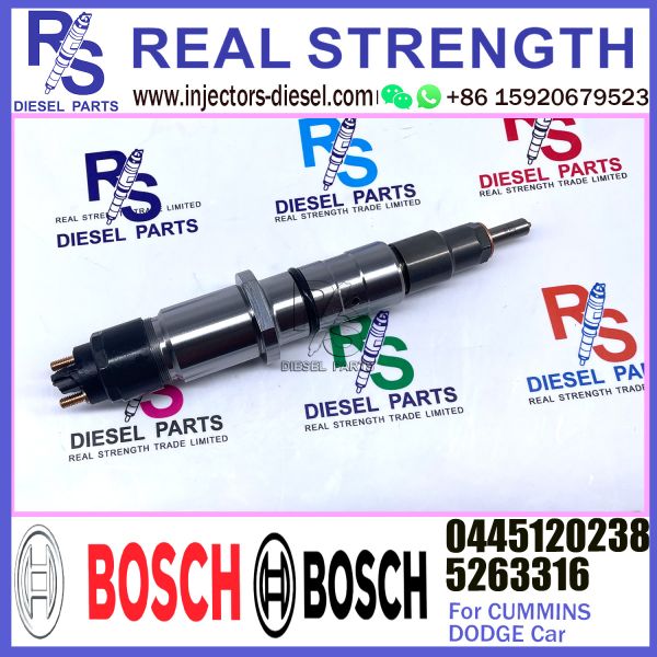 Buy 0445120238 5263316 BOSCH Diesel Injector For Dodge Cummins 5.9L at wholesale prices