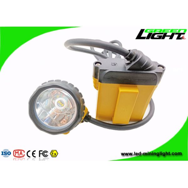 Buy 348Lum 25000lux Explosion Proof Mining Headlamp 10.4Ah With Cable at wholesale prices