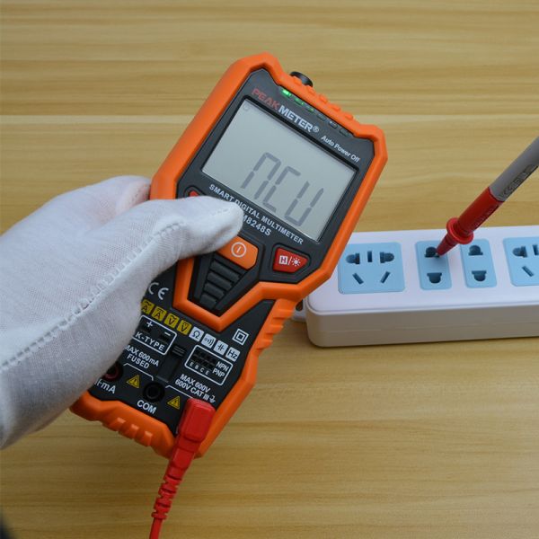 High Safety Digital Multimeter Autorange , Auto Ranging Multimeter Electrical Continuity Tester