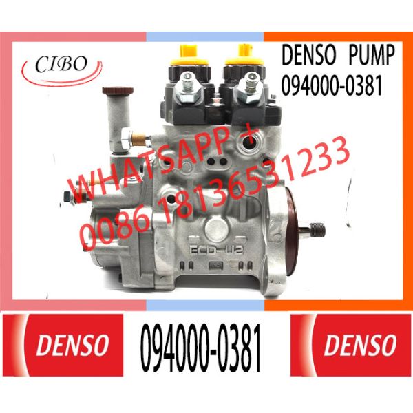 Common Rail Fuel Pump 094000-0381 For KOMATSU SAA6D125E-3/3A/3B3G Engine PC450-7 6156-71-1110