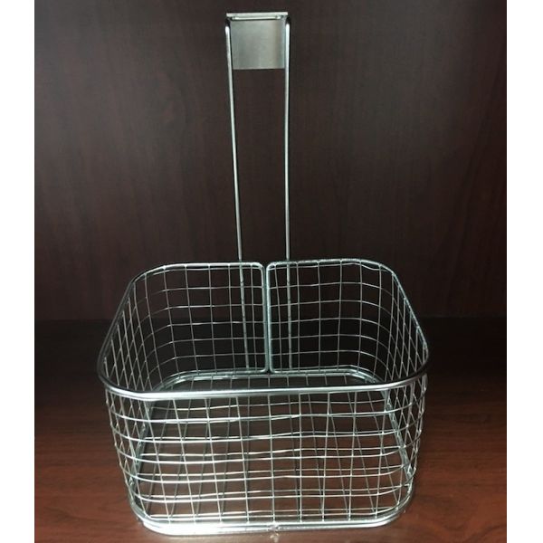 Buy SS304 Metal Houseware silver Plating Wire Mesh Hanging Baskets at wholesale prices