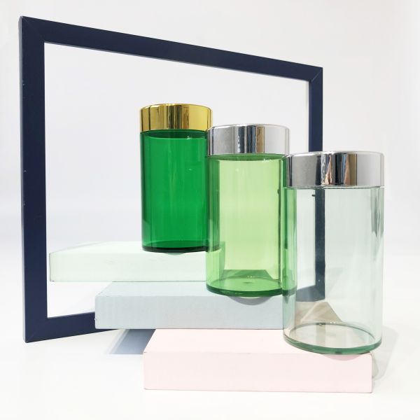 Buy 80mm 150cc Transparent Tablet Powder Plastic Capsule Bottle at wholesale prices