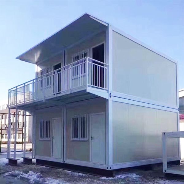 40ft Prefabricated Container House with Steel Structure and Online Technical
