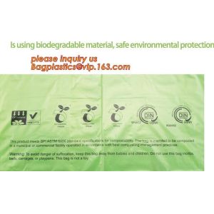 eco friendly biodegradable plastic compostable garbage bags, compostable