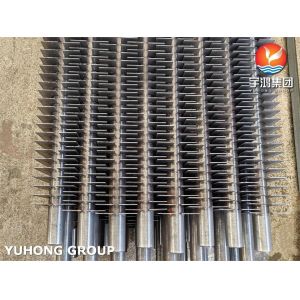 ASTM A270 TP316L Seamless Steel Square Fin Tube For Heat Exchanger Condenser