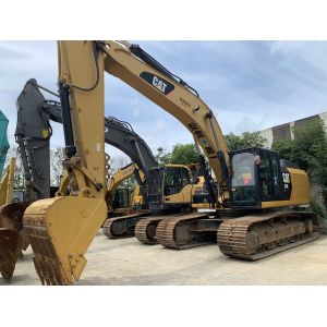 6 Cylinders 9.4L Displacement Used CAT Excavator 323hp
