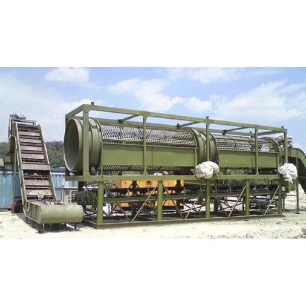 Garbage Recycling Machine Waste Trommel Screen Municipal Solid Waste Recycling Plant