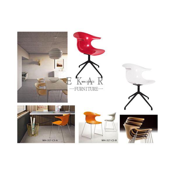 Italian Modern Design Restaurant Leather Dining Room Chair