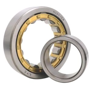 NU207EM LYC Steel Cage Cylindrical Roller Bearing For Heavy Load Rated Static