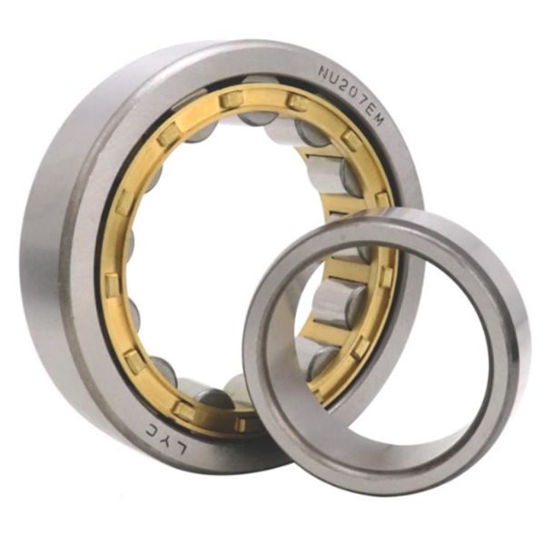 NU207EM LYC Steel Cage Cylindrical Roller Bearing For Heavy Load Rated Static