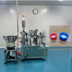China Non-standard Automated Cap Lining Machine Controlled By PLC Customized According To Customer Requirements on sale