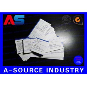 CMYK Medication Flypaper Description Paper Custom Leaflet Printing 135mm Width