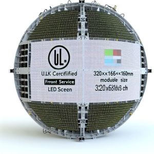 UL Certified Front Service Sphere LED Screen with 320*160mm Module Size and UL