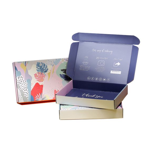 Recyclable Material Corrugated Paper Box For Gift & Clothing Packaging