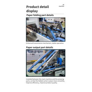 800mm Gluing Machine for Pasting Lock Bottom Folders and Box Folding SHH 800AG-2