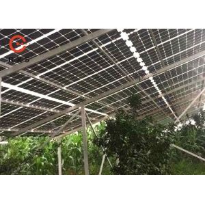 Perc monocrystalline bifacial dual glass solar panel / 360W / 72cells / 24V