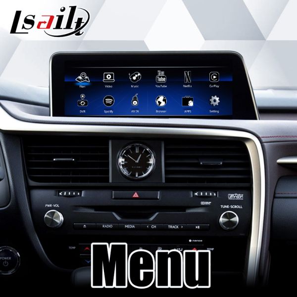 Lsailt CarPlay/ Android Video Interface included NetFlix, YouTube, Waze, google map for Lexus 2013-2021 RX450h RX350