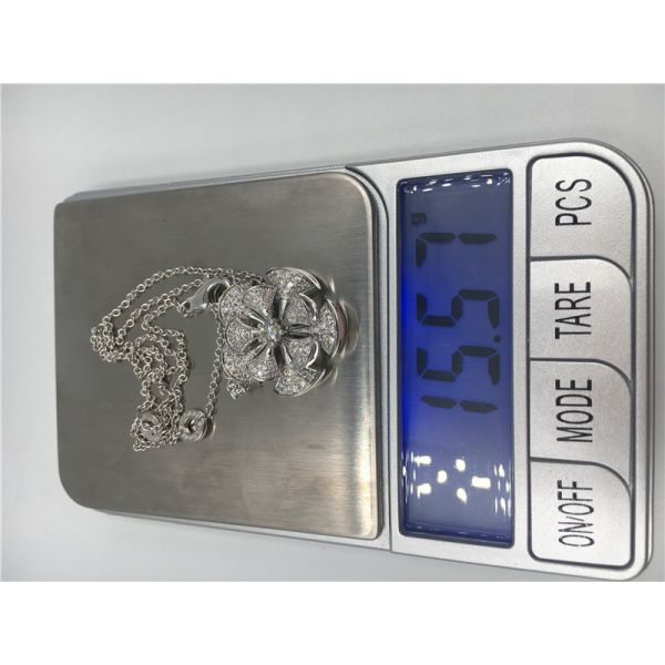 Divas' Dream Necklace Luxury Jewelry Jewelry 18K White Gold With Diamonds No Gemstone