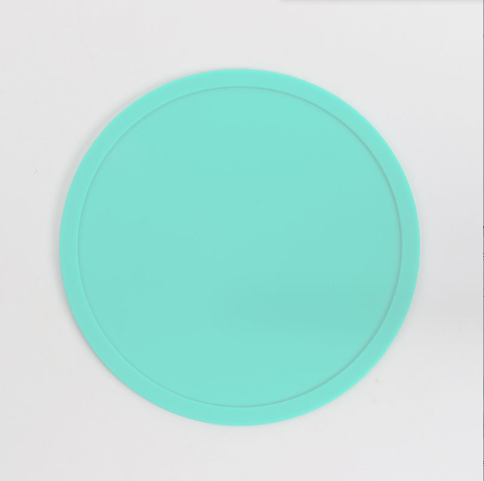 Customized Round Silicone Coaster Mats Pads for Table Decoration Accessories